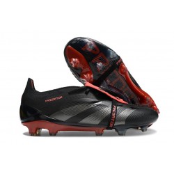 Scarpe adidas Predator Elite FT FG Stealth Victory - Nero Grigio Rosso
