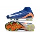 Scarpe Nike Mercurial Superfly X Elite FG Blu Bianco Arancio