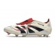 Adidas Predator Elite Foldover Tongue FG Bianco Off Nero Core Rubino Puro