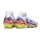 Scarpe Nike Mercurial Superfly X Elite FG Bianco Giallo Viola Rosso