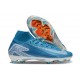 Scarpe Nike Mercurial Superfly X Elite FG Blu Bianco