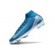 Scarpe Nike Mercurial Superfly X Elite FG Blu Bianco