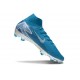 Scarpe Nike Mercurial Superfly X Elite FG Blu Bianco