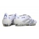Adidas Predator Elite Foldover Tongue FG Bianco Argento Metallico Royal Acceso
