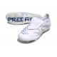 Adidas Predator Elite Foldover Tongue FG Bianco Argento Metallico Royal Acceso
