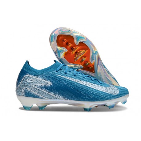 Scarpe da Calcio Nike Mercurial Vapor 16 Elite FG Blu Bianco