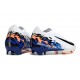 Scarpe da Calcio Nike Mercurial Vapor 16 Elite FG Bianco Blu Nero