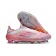 Adidas F50 Ellite Senza Lacci FG Rosa Bianco