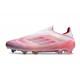 Adidas F50 Ellite Senza Lacci FG Rosa Bianco