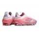 Adidas F50 Ellite Senza Lacci FG Rosa Bianco