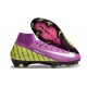Scarpe Nike Mercurial Superfly X Elite FG Viola Giallo Bianco