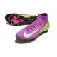 Scarpe Nike Mercurial Superfly X Elite FG Viola Giallo Bianco