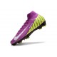 Scarpe Nike Mercurial Superfly X Elite FG Viola Giallo Bianco