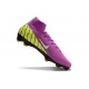 Scarpe Nike Mercurial Superfly X Elite FG Viola Giallo Bianco