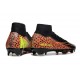Scarpe Nike Mercurial Superfly X Elite FG Nero Arancione Giallo