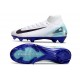 Scarpe Nike Mercurial Superfly X Elite FG Bianco Nero Blu