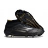 Scarpe Adidas F50 Ellite Mid FG Nero Core Ferro Metallizzato Oro Met