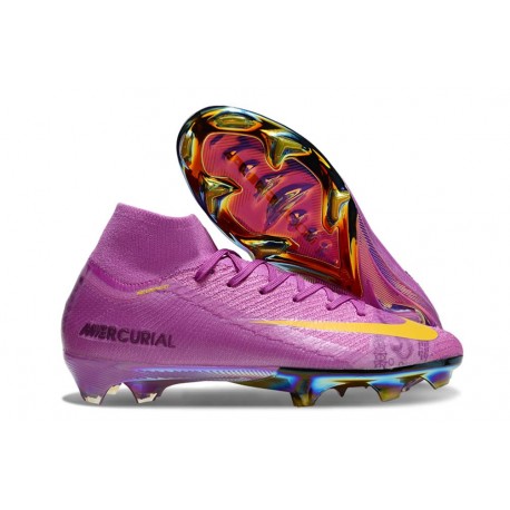 Nike Zoom Mercurial Superfly 10 Elite FG Viola Giallo
