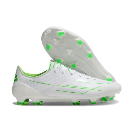 Nuove Scarpe Adidas F50 Ellite FG Bianco Verde