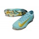 Scarpe da Calcio Nike Mercurial Vapor 16 Elite FG Blu Oro