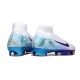 Nike Zoom Mercurial Superfly 10 Elite FG Bianco Violeta Blu