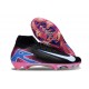 Nike Zoom Mercurial Superfly 10 Elite FG Nero Bianco Blu Rosa