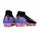 Nike Zoom Mercurial Superfly 10 Elite FG Nero Bianco Blu Rosa
