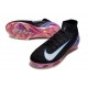 Nike Zoom Mercurial Superfly 10 Elite FG Nero Bianco Blu Rosa