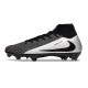 Nike Zoom Mercurial Superfly 10 Elite FG Nero Argento