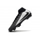 Nike Zoom Mercurial Superfly 10 Elite FG Nero Argento