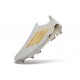 Scarpe adidas F50 + Laceless FG Bianco Oro