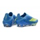 Scarpe adidas F50 + Laceless FG MESSI Team Blu Royal Giallo Solare Semi Blu Burst