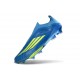 Scarpe adidas F50 + Laceless FG MESSI Team Blu Royal Giallo Solare Semi Blu Burst