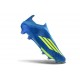 Scarpe adidas F50 + Laceless FG MESSI Team Blu Royal Giallo Solare Semi Blu Burst