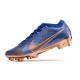 Scarpe Nike Zoom Mercurial Vapor 15 Elite FG Blu Rame Metallico