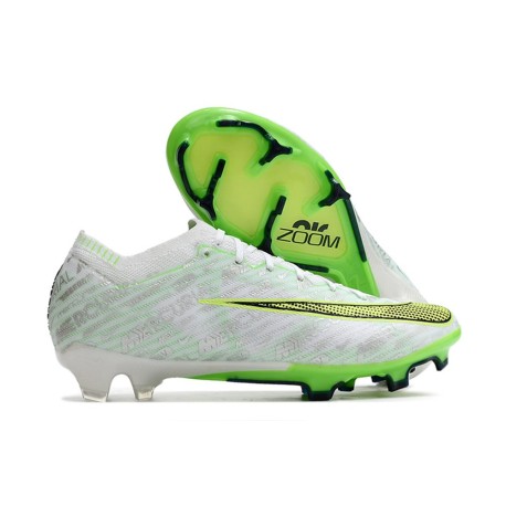 Scarpe Nike Zoom Mercurial Vapor 15 Elite FG Bianco Verde