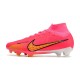Nike Air Zoom Mercurial Superfly 9 Elite FG Rosa Giallo