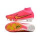 Nike Air Zoom Mercurial Superfly 9 Elite FG Rosa Giallo
