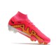 Nike Air Zoom Mercurial Superfly 9 Elite FG Rosa Giallo