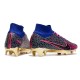 Nike Air Zoom Mercurial Superfly 9 Elite FG Blu Rosso